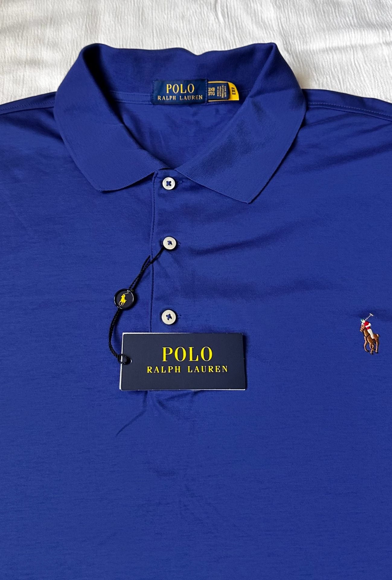 Polo Ralph Lauren Men's Classic Fit Short Sleeve Polo Shirt Blue Size 3XB 3