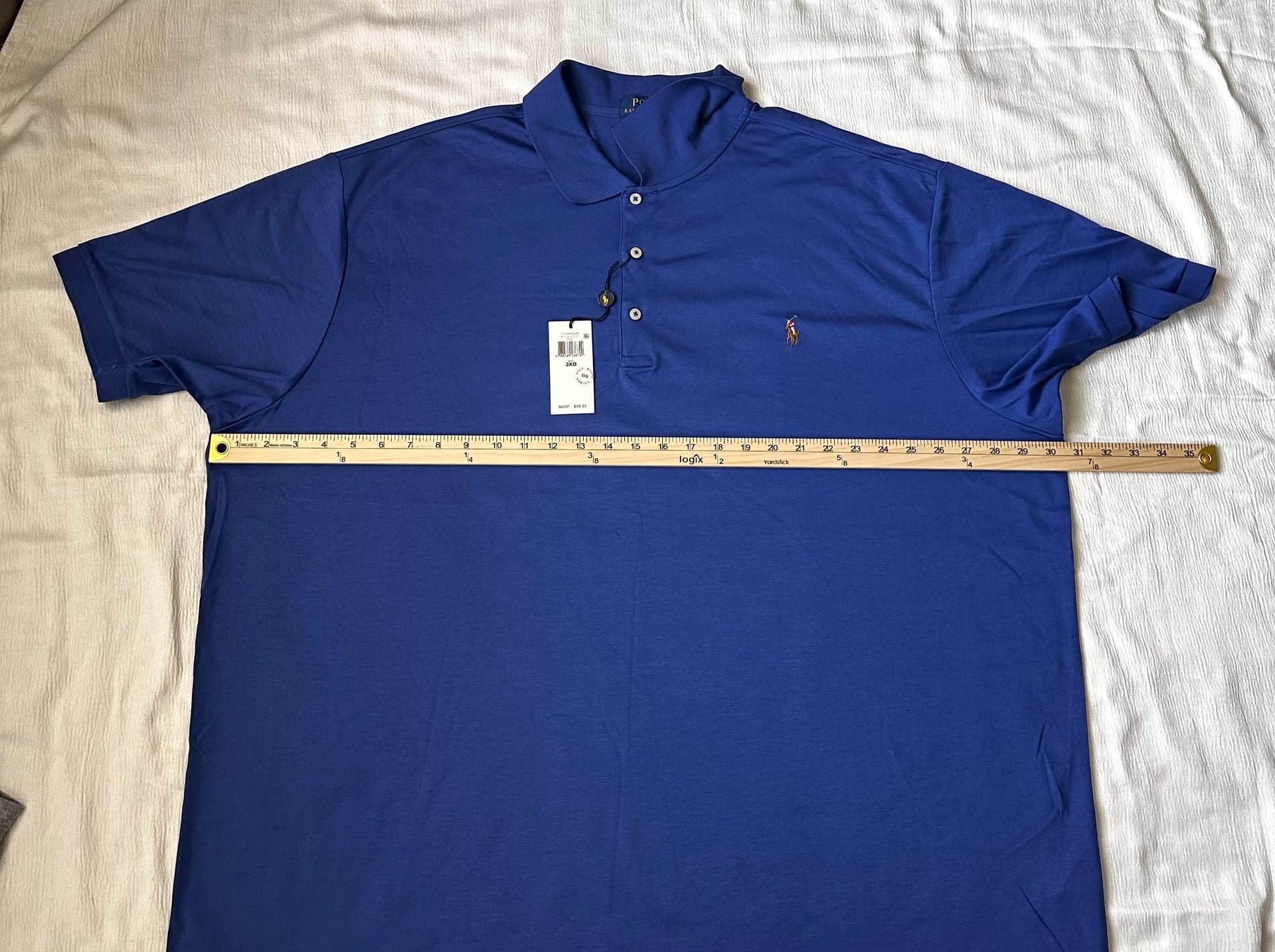 Polo Ralph Lauren Men's Classic Fit Short Sleeve Polo Shirt Blue Size 3XB 13
