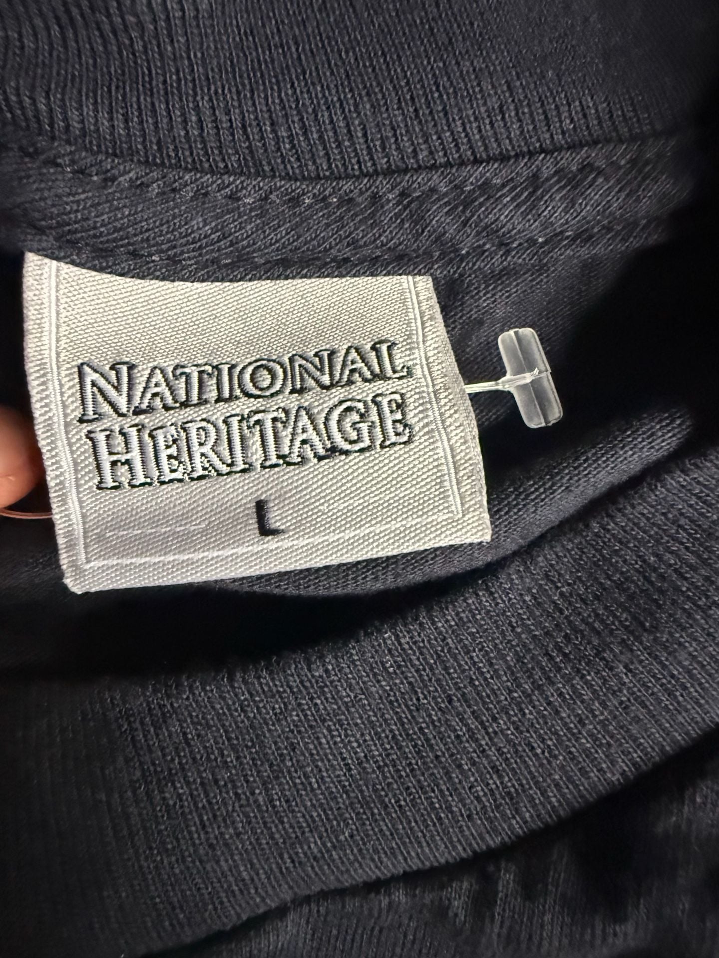 National Heritage Live Hard Ride Hard Eagle Motorcycle Graphic T-Shirt 5