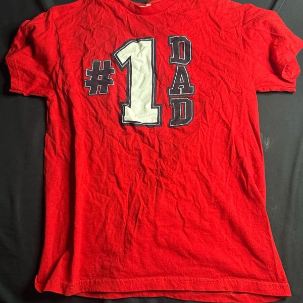 #1 Dad Graphic Short Sleeve T-Shirt