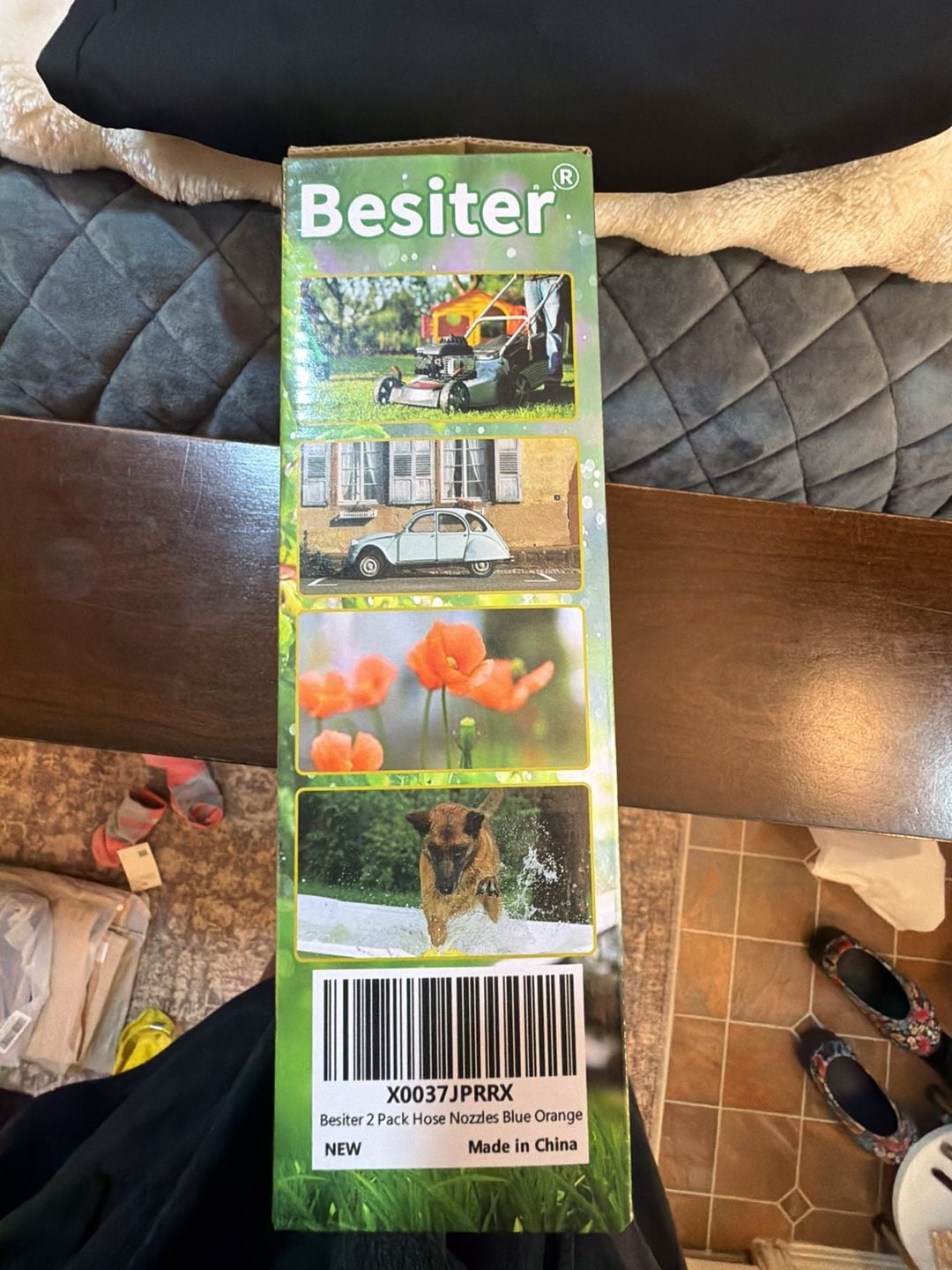 Besiter 2 Pack 10-spray pattern heavy Duty Garden Hose 3