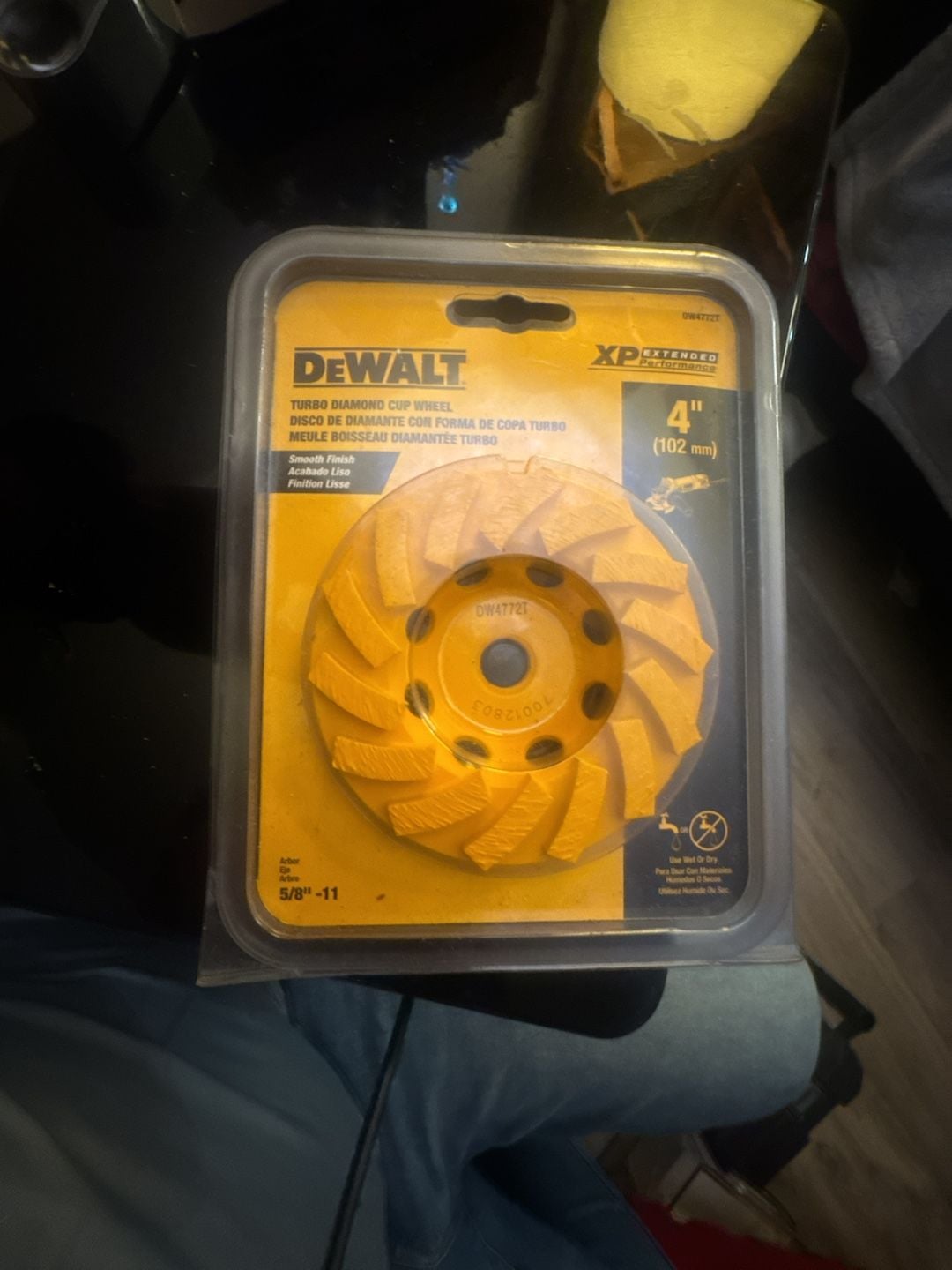 DEWALT 4-Inch XP Turbo Diamond Cup Wheel (DW4772T) 1
