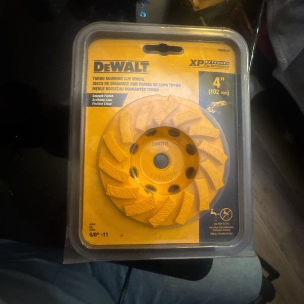 DEWALT 4-Inch XP Turbo Diamond Cup Wheel (DW4772T)