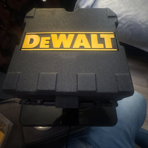 DeWALT DW08802 Cross Line Laser Level 40' 1/4" Accuracy Two-Beam Red Laser