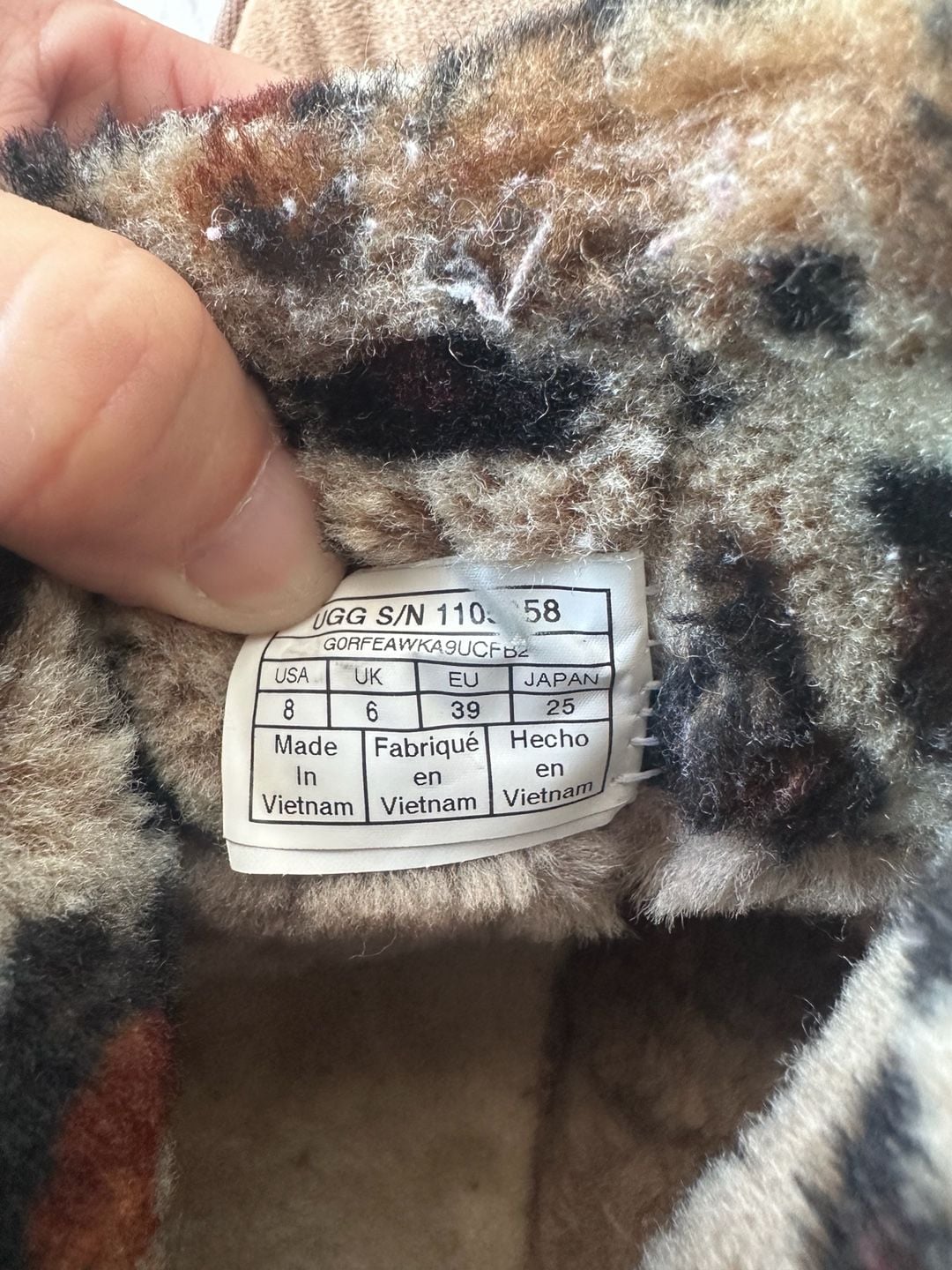 UGG Fluff Mini Quilted Leopard Boots 4