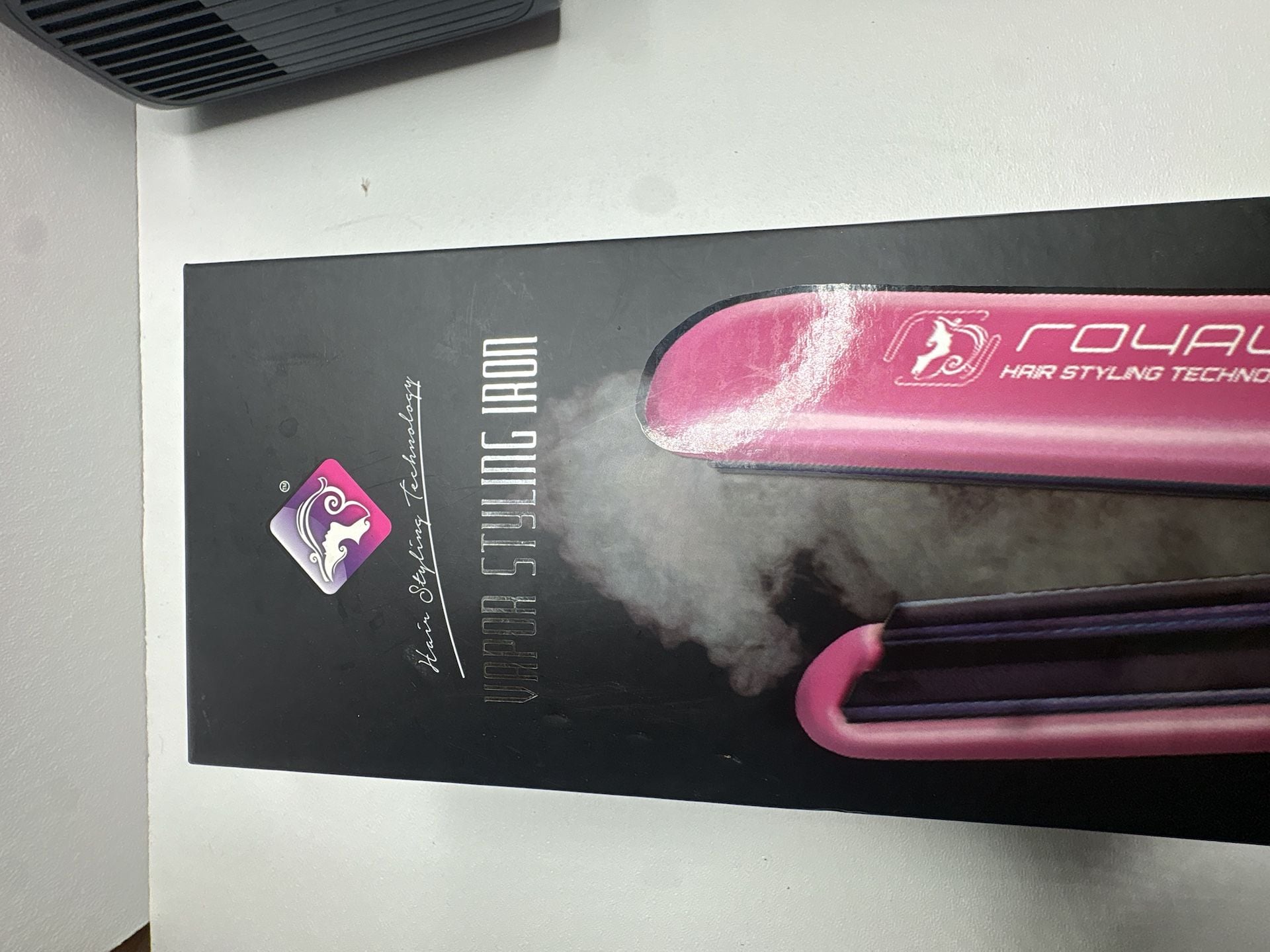 Ceramic Tourmaline Vapor Styling Hair Straightener with Argan Infusion Oil -Pink 2