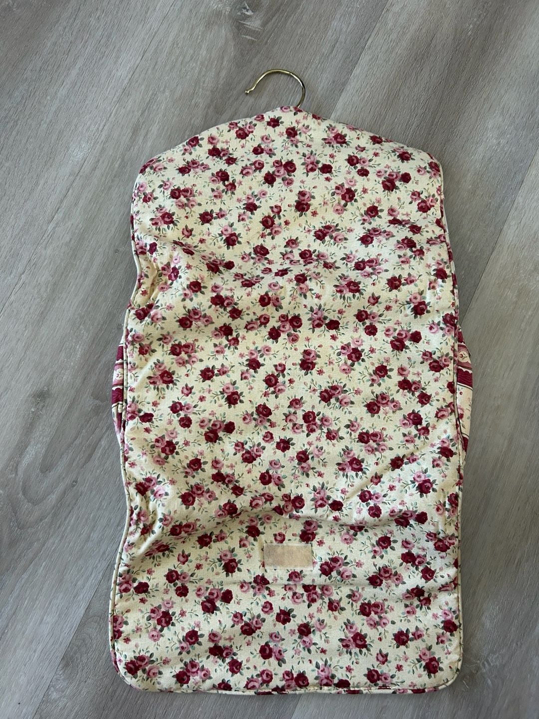 Vintage Style Floral Print Hanging Toiletry Travel Organizer Bag 5