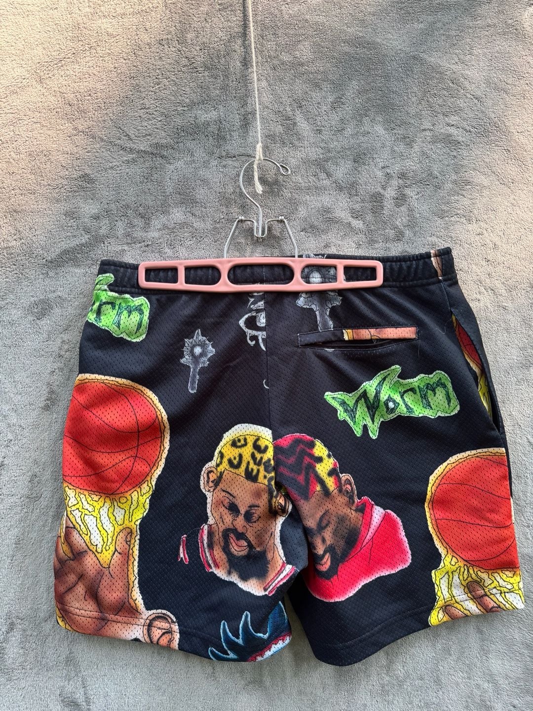 Market x Dennis Rodman All-Over Print Basketball Jersey and Mesh Shorts Set 6
