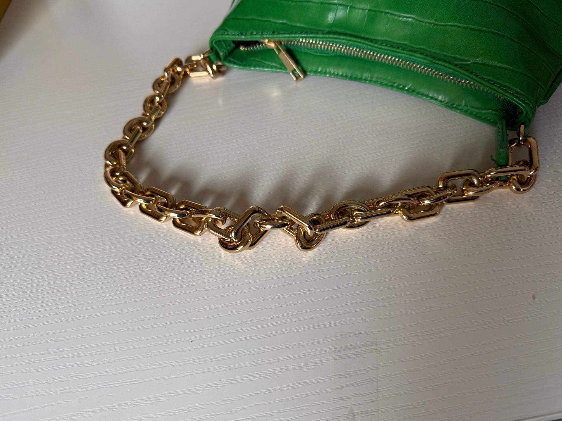 Zara Green Shoulder Bag Like new 7