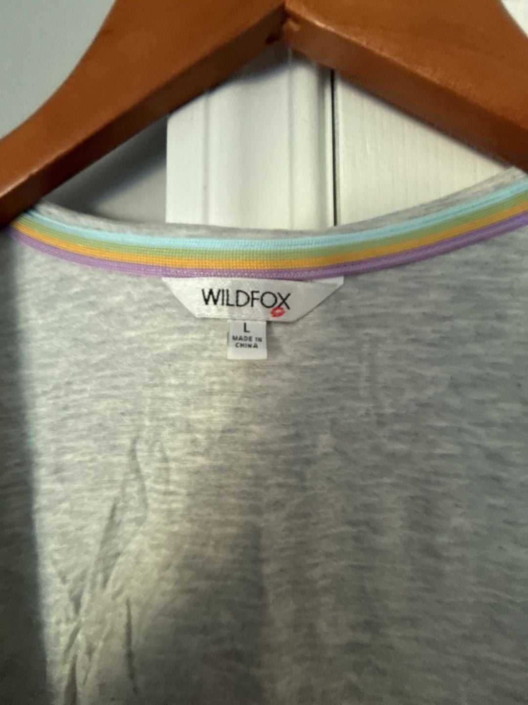 Wildfox "No Bad Days" Rainbow Graphic Tank Top and Shorts Pajama Set 3