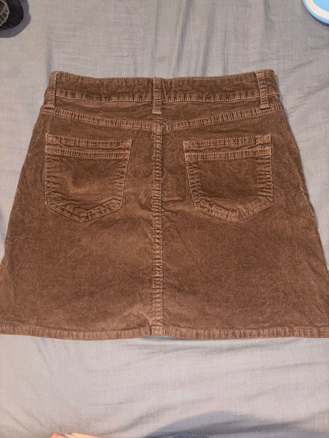 Time and Tru Brown Corduroy Mini Skirt 3