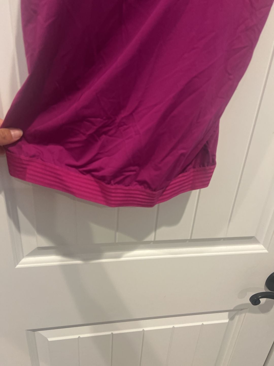 Athleta Cross-Back Tankini Swim Top, Magenta, Size 34D/DD 3