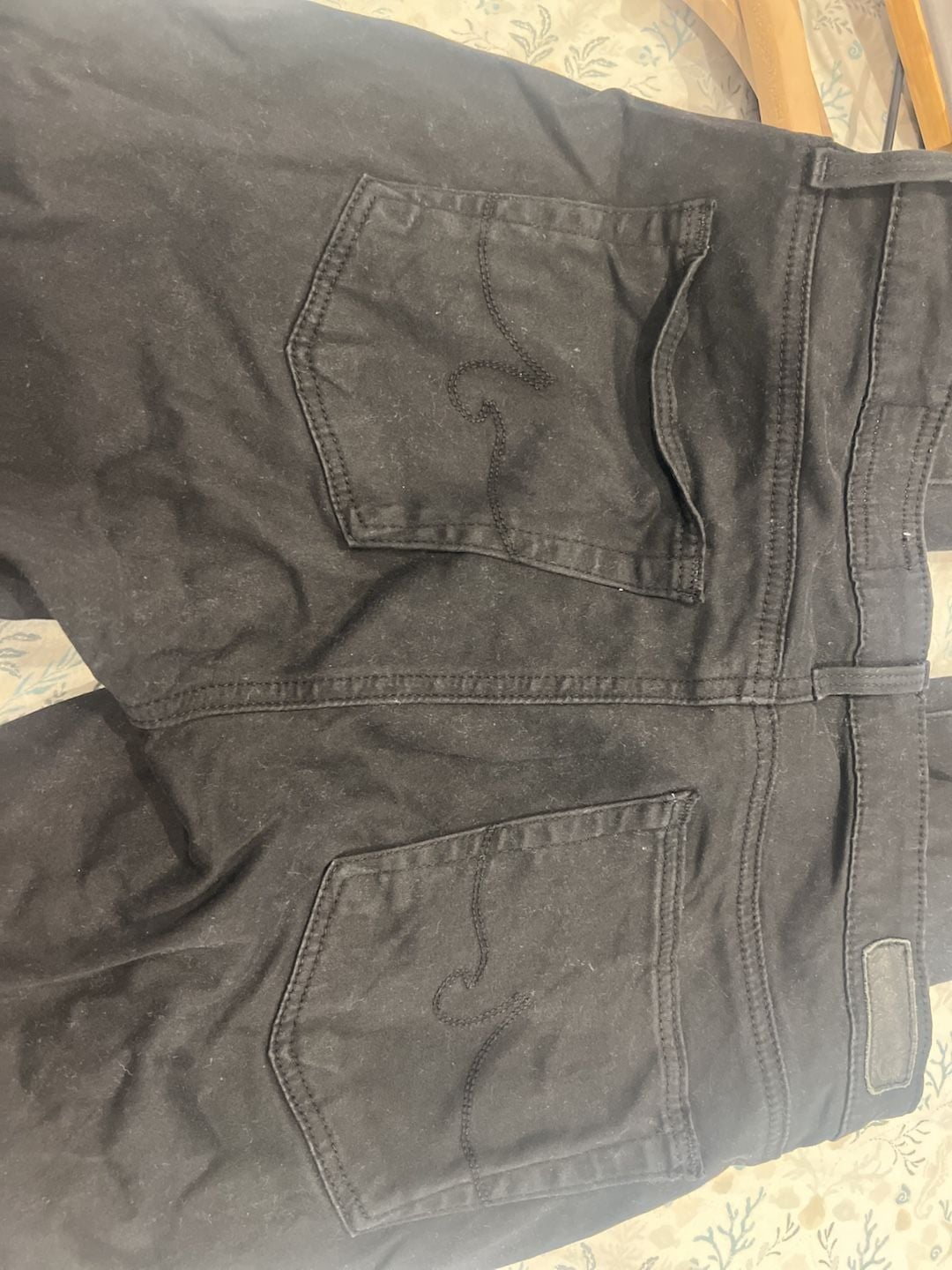 Adriano Goldschmied/Anthropologie Abbey Ankle Mid-Rise Skinny Black Jeans Sz 27R 11