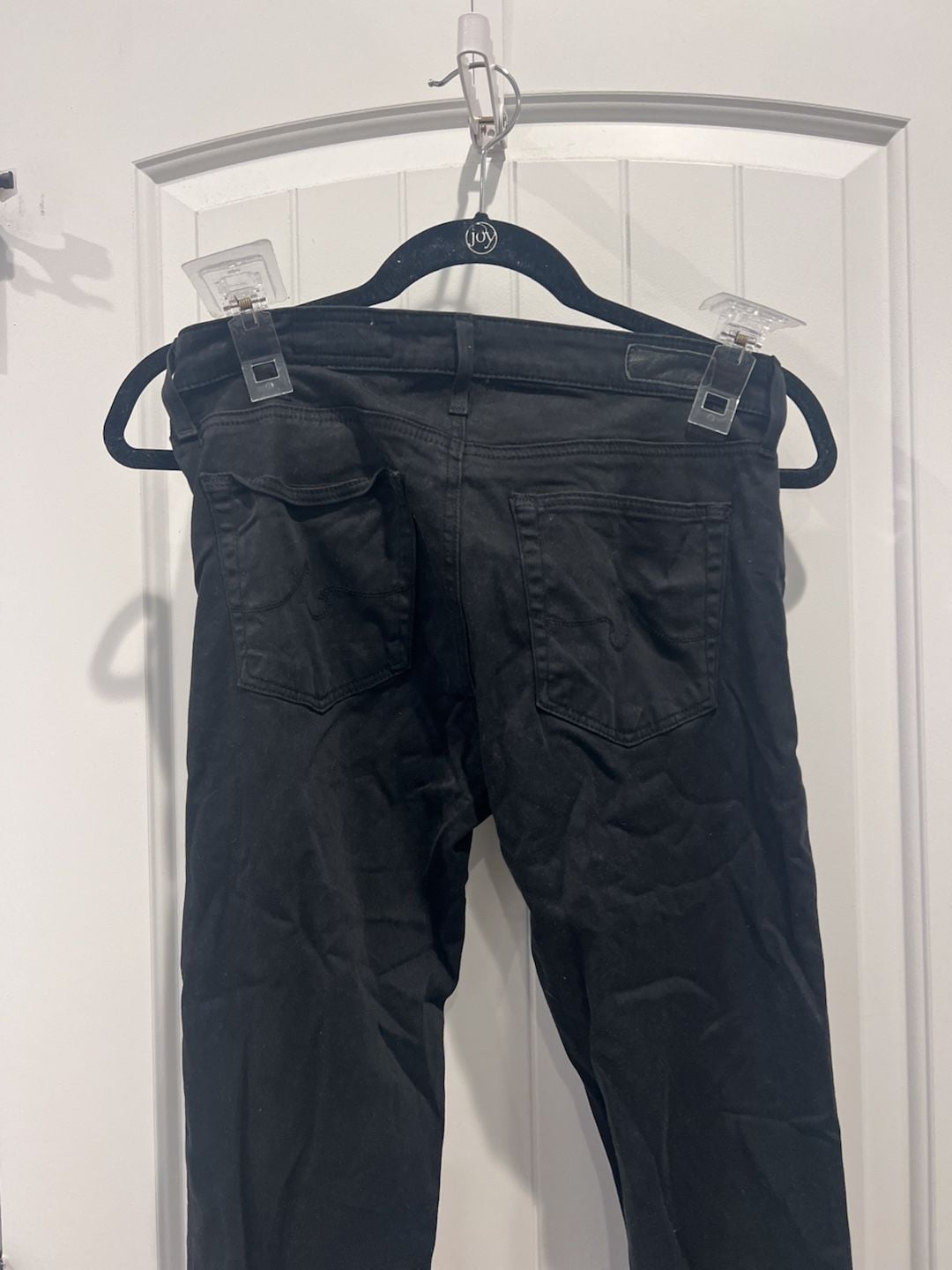 Adriano Goldschmied/Anthropologie Abbey Ankle Mid-Rise Skinny Black Jeans Sz 27R 13