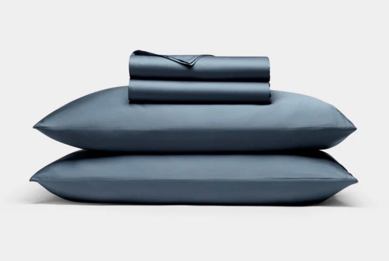 Cozy Earth Bamboo Sheet Set, King, Pacific Blue 1
