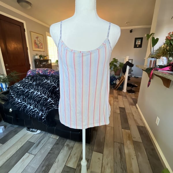 Calvin Klein Women's Sleepwear Striped Cami and Short Pajama Set