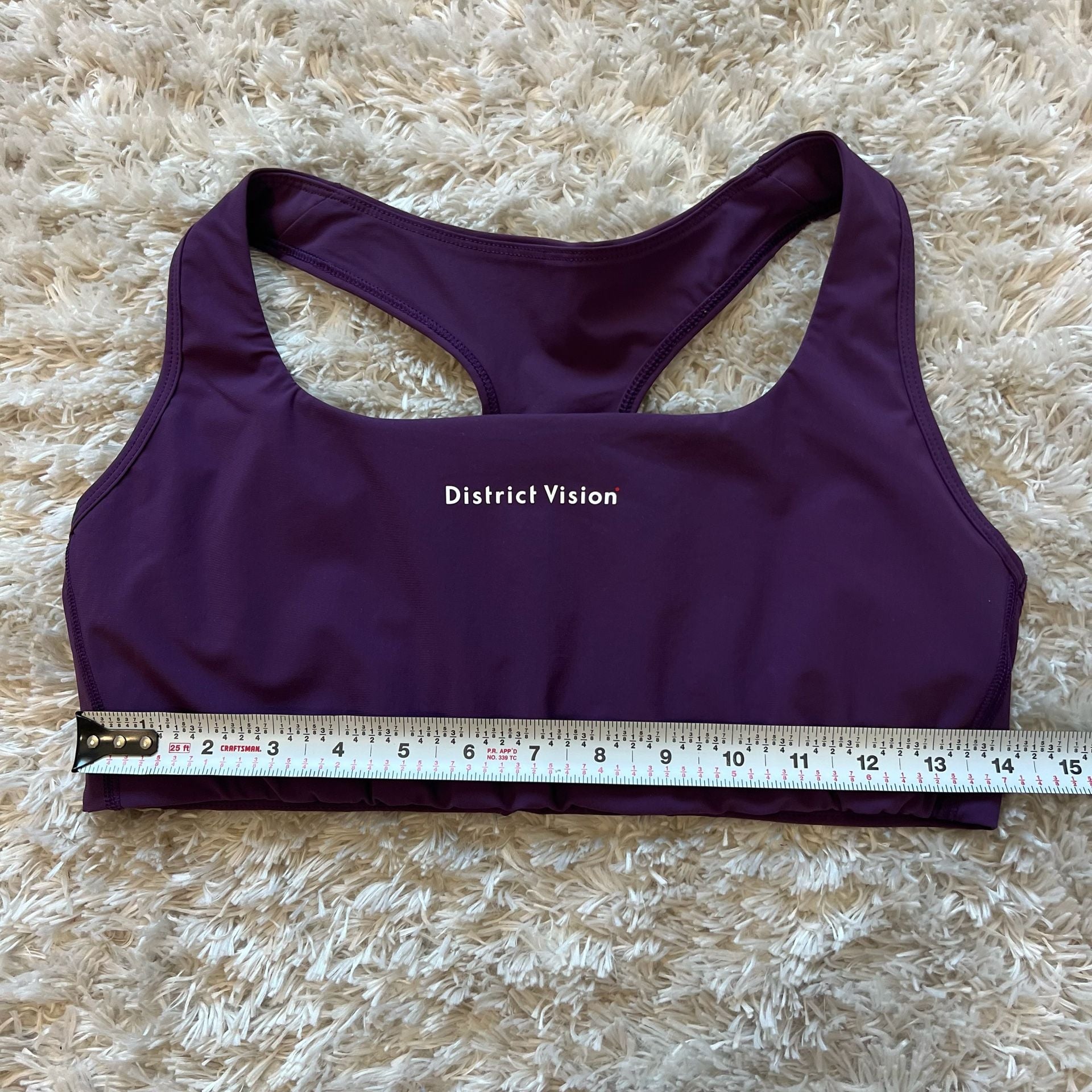 District Vision Twin Layer Medium Support Sports Bra Small 6