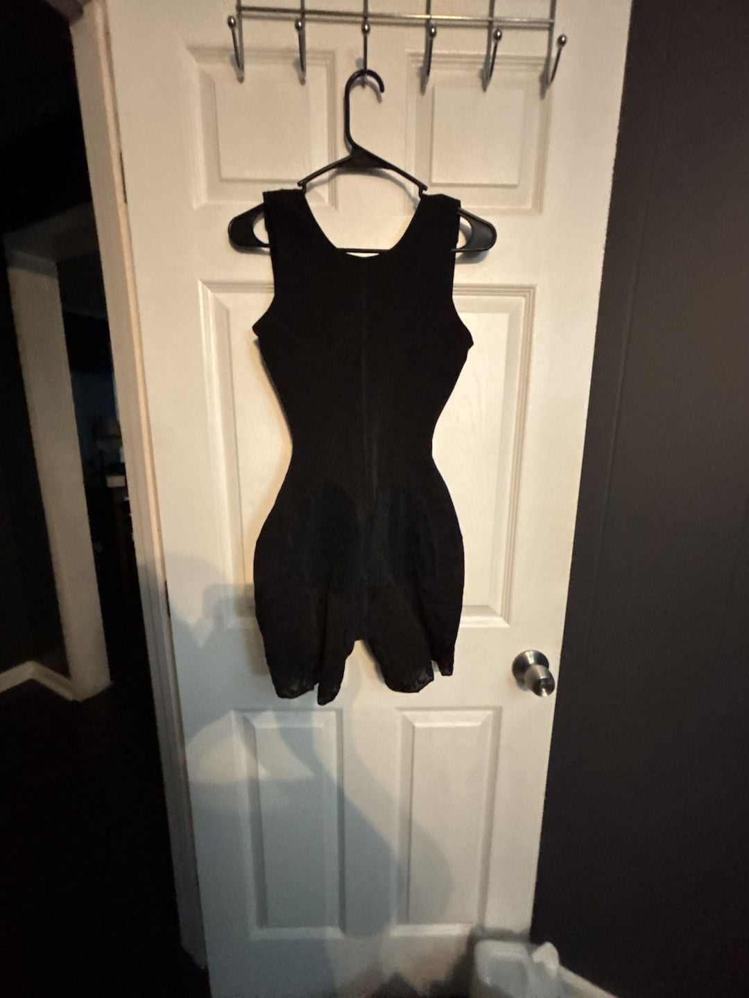 Unbranded Black Zippered Waist Trainer Corset Size S 3