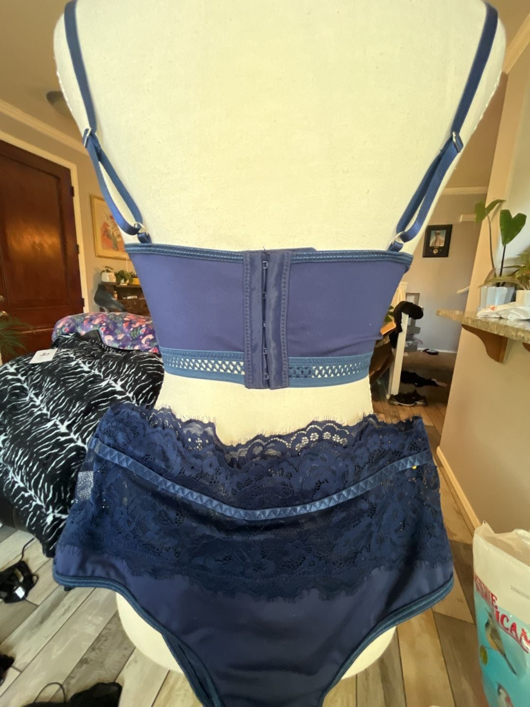  Lace Balconette Bra and Thong Set 7