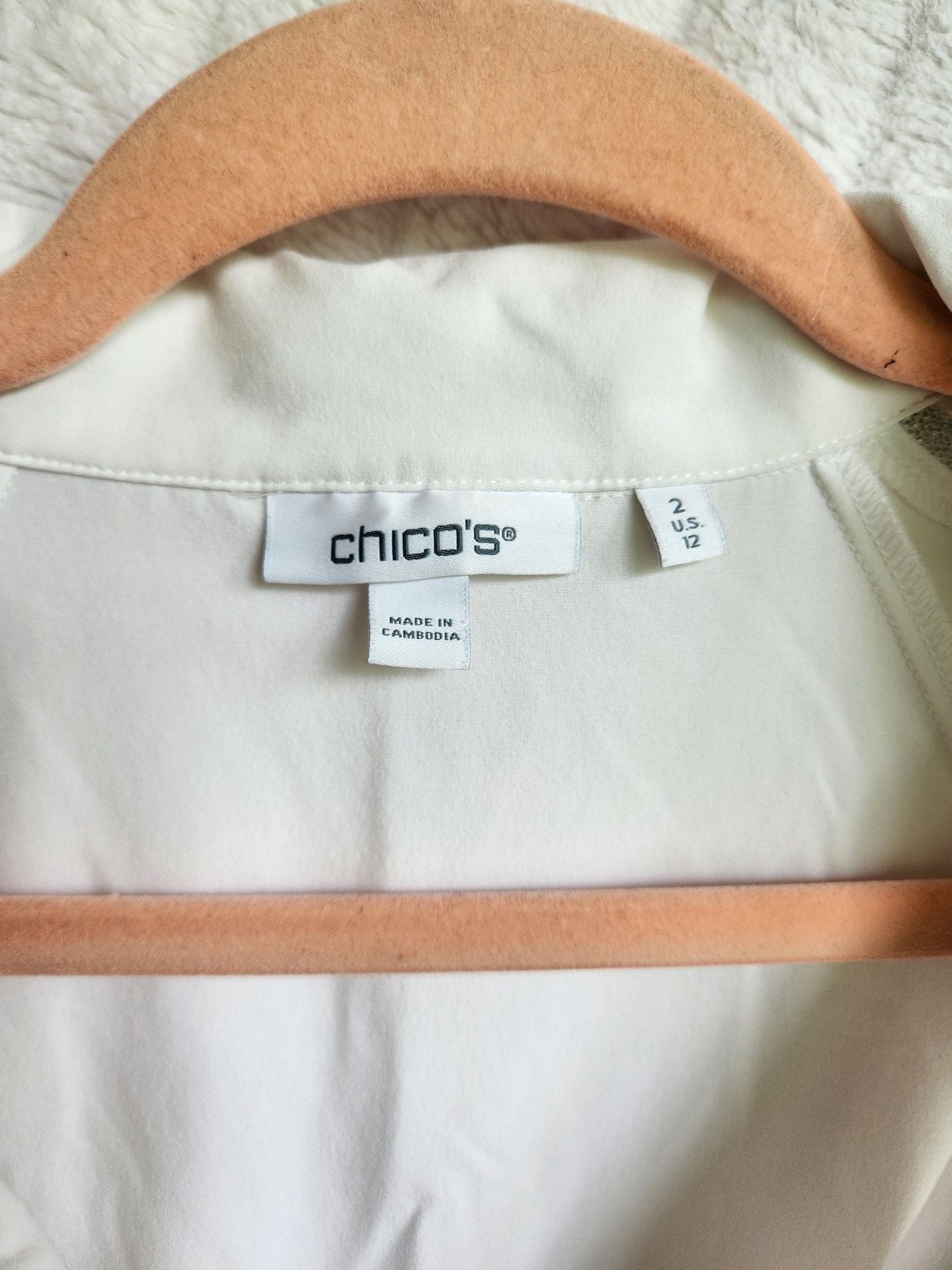 Chico's Women's Full-Zip Athletic Jacket with Metallic Trim Detail 3