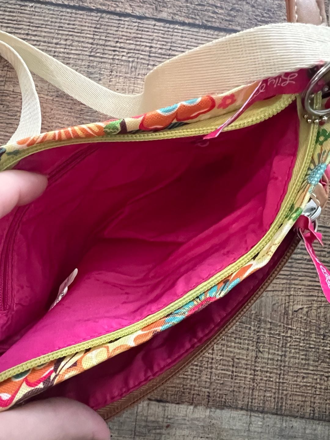 Lily Bloom Regina Crossbody Bag in Busy Bee Floral Print 4