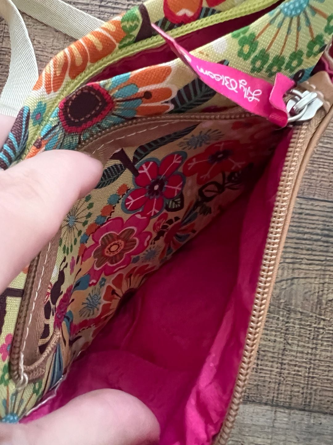 Lily Bloom Regina Crossbody Bag in Busy Bee Floral Print 5