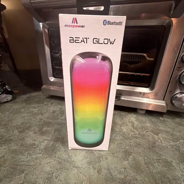 MaxPower MPD675 Beat Glow Portable Bluetooth Speaker with LED Lights