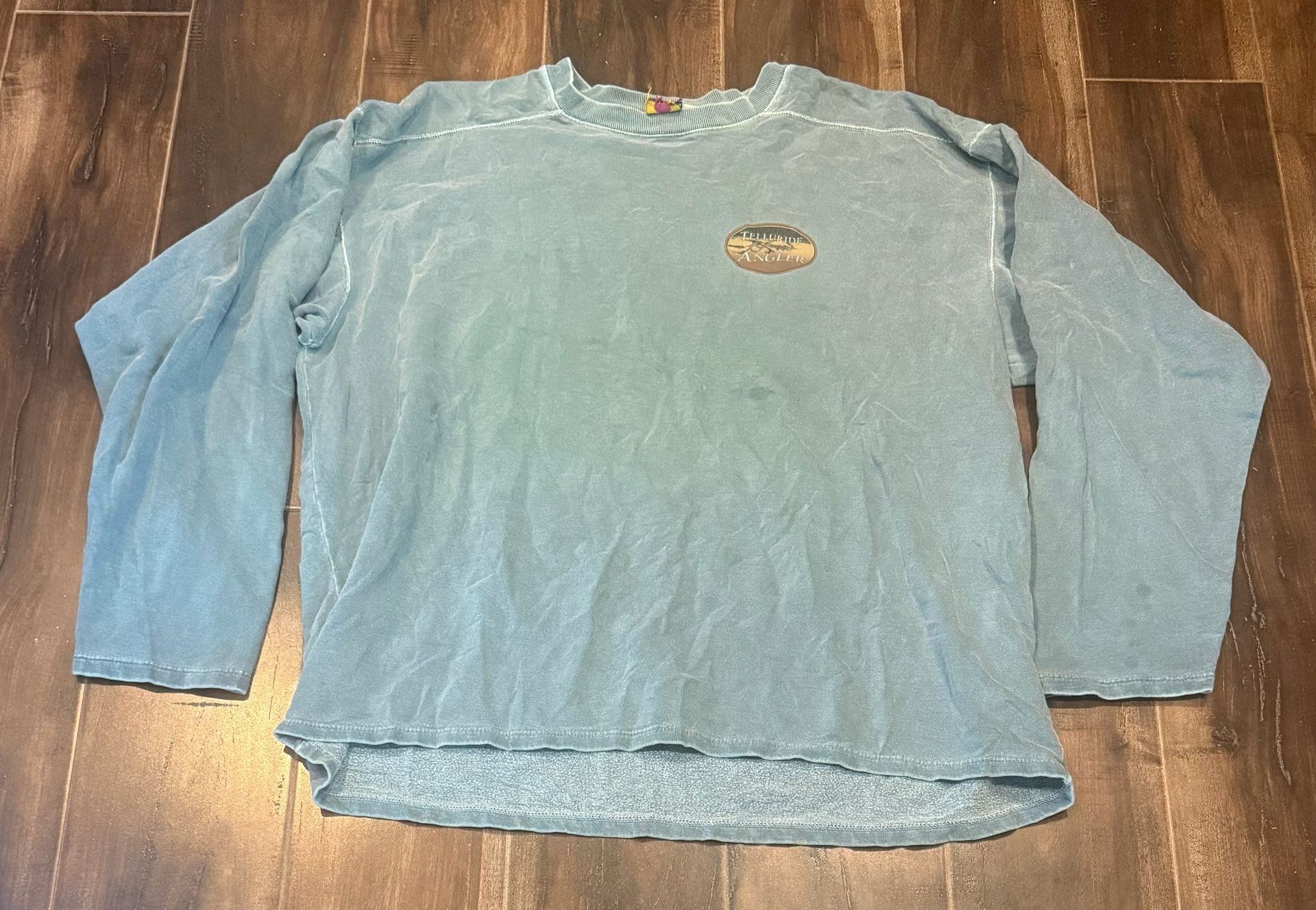 Telluride Angler Vintage Mineral Wash Long Sleeve Crewneck Sweatshirt 2