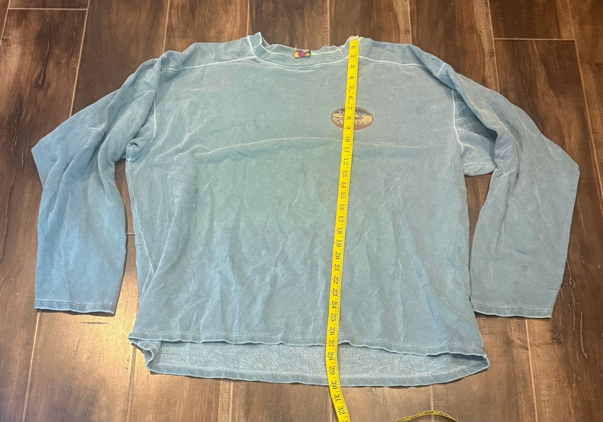 Telluride Angler Vintage Mineral Wash Long Sleeve Crewneck Sweatshirt 5