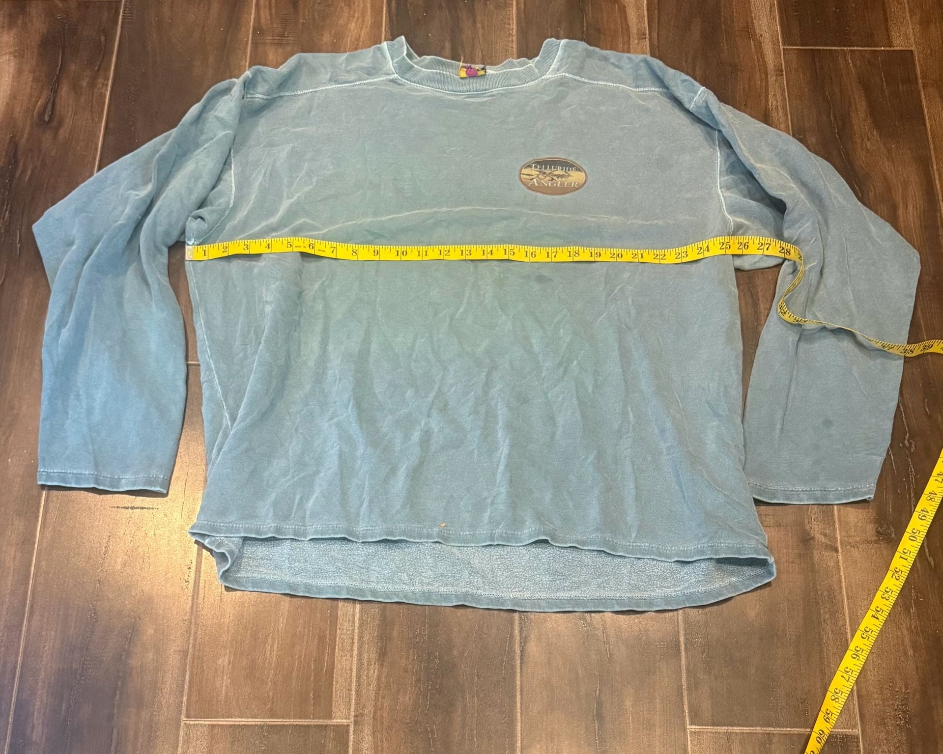 Telluride Angler Vintage Mineral Wash Long Sleeve Crewneck Sweatshirt 6