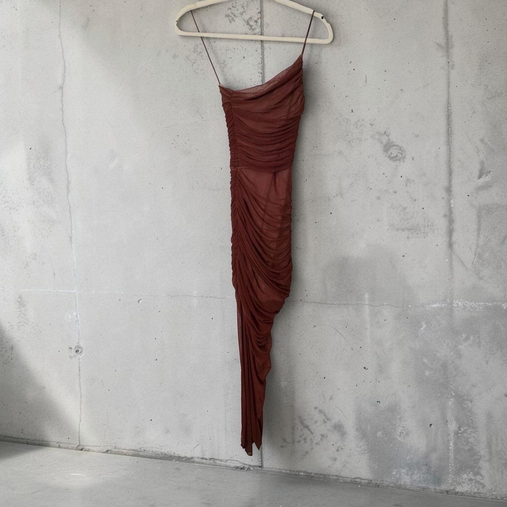 Nookie Mecca Gown in Chocolate Mesh
3 2