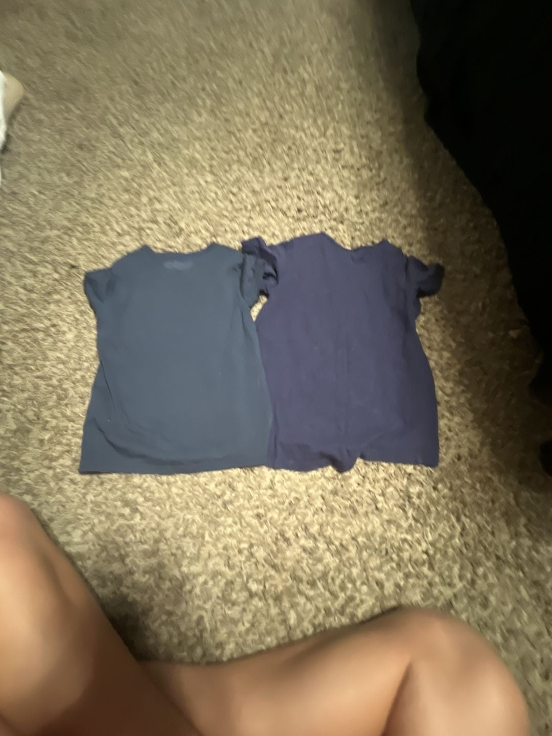Girls Size 5/6 Blue Argyle and Navy Pocket T-Shirt Bundle 4