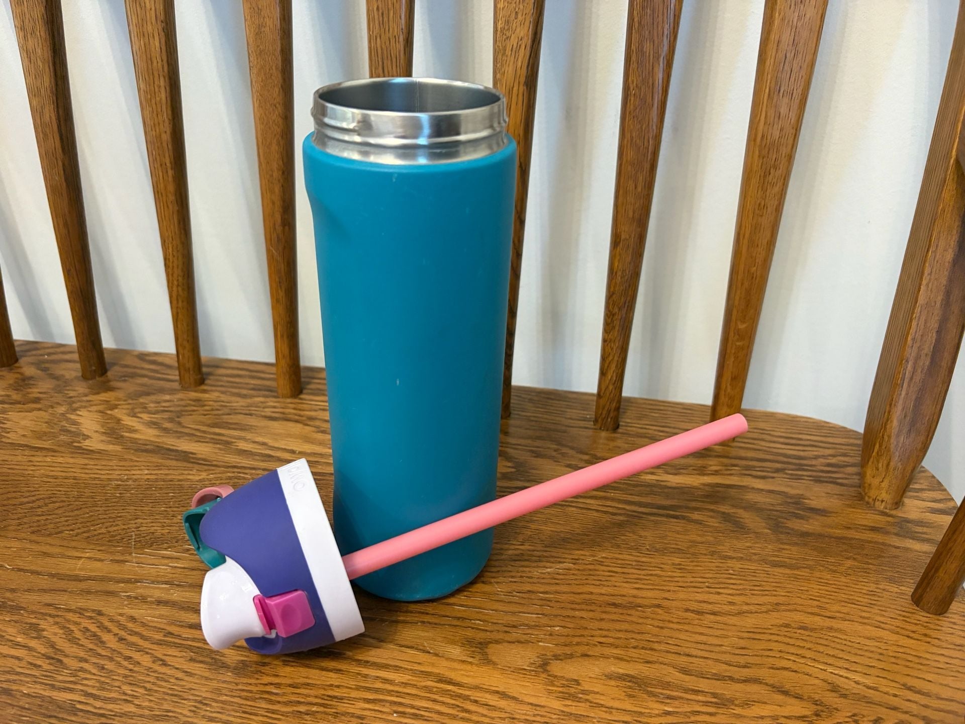 Owala FreeSip 24oz Insulated Stainless Steel Water Bottle Teal Purple 5