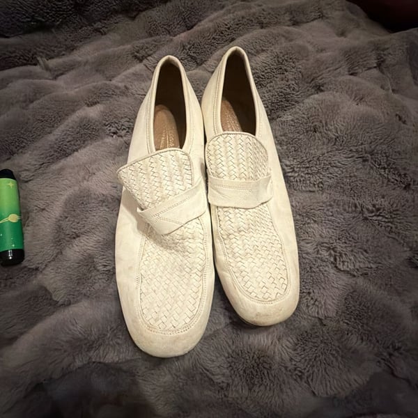 Rossano Woven Leather Slip-On Penny Loafers
