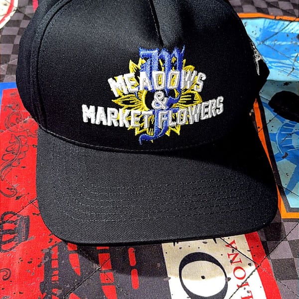 M Boys Club Meadows & Market Flowers Black Snapback Hat