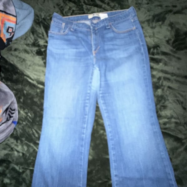 Gap Original Flare Mid Rise Blue Denim Jeans Size 14 Regular