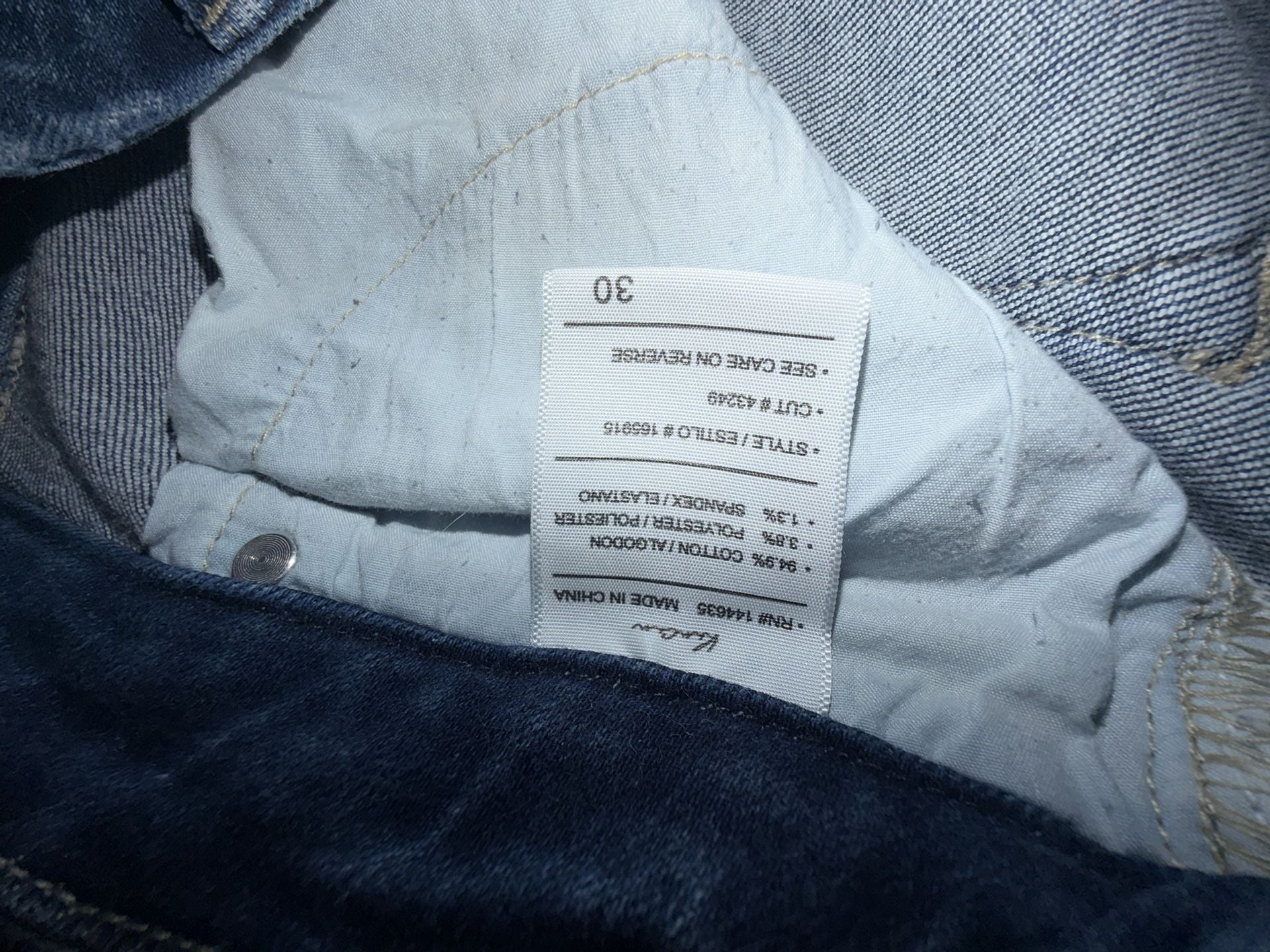 KanCan Exclusively for Maurices Women's Button-Fly Distressed Skinny Jeans Size 30 2