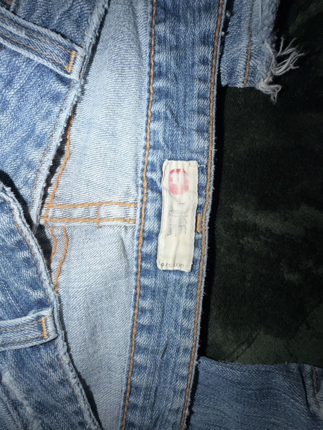 BKE Avery Mid-Rise Medium Wash Flare Distressed Jeans 7