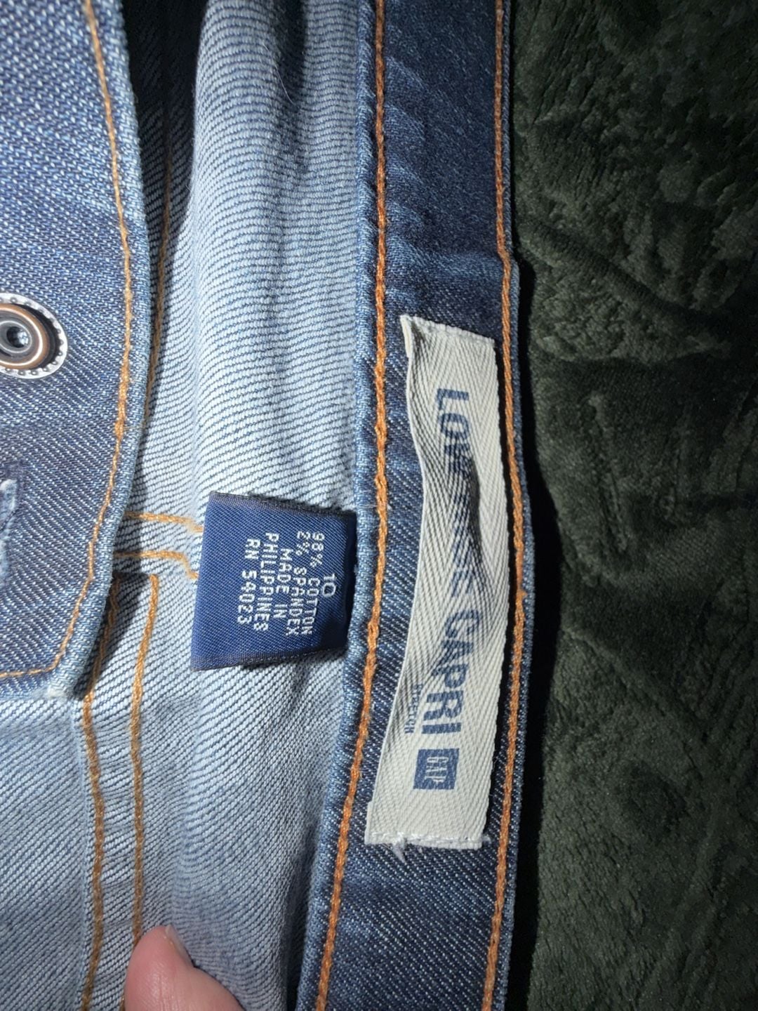 Gap Low Rise Stretch Capri Jeans Women's Size 10 3