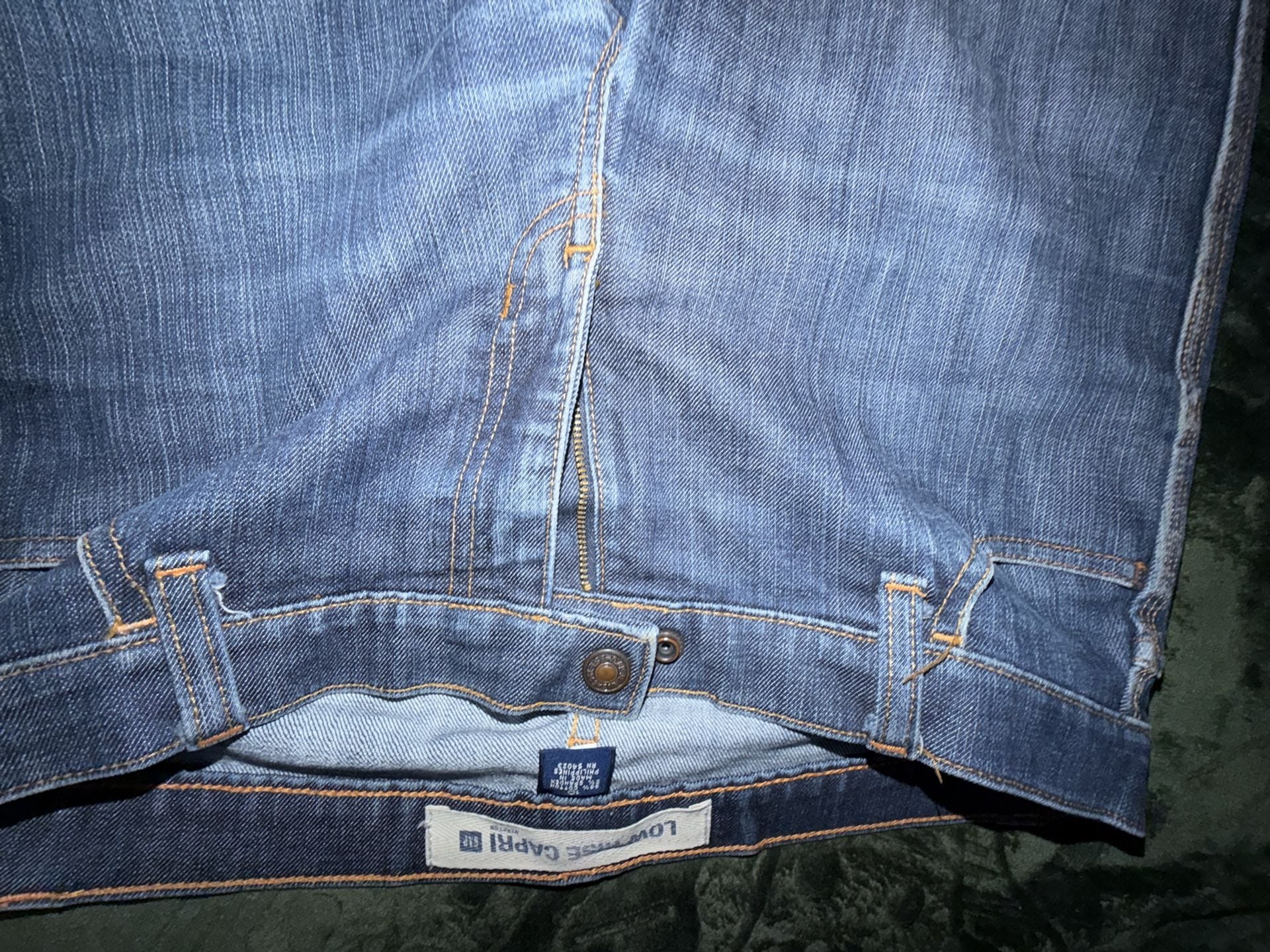 Gap Low Rise Stretch Capri Jeans Women's Size 10 4