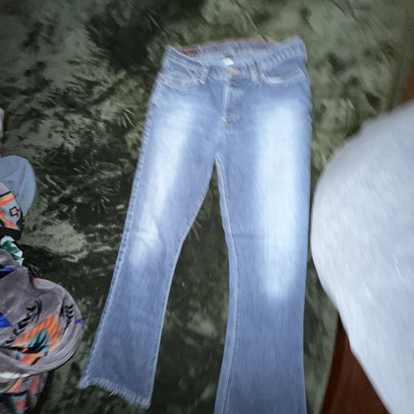 Abercrombie & Fitch 1892 Vintage Medium Wash Button Fly Flare Jeans
