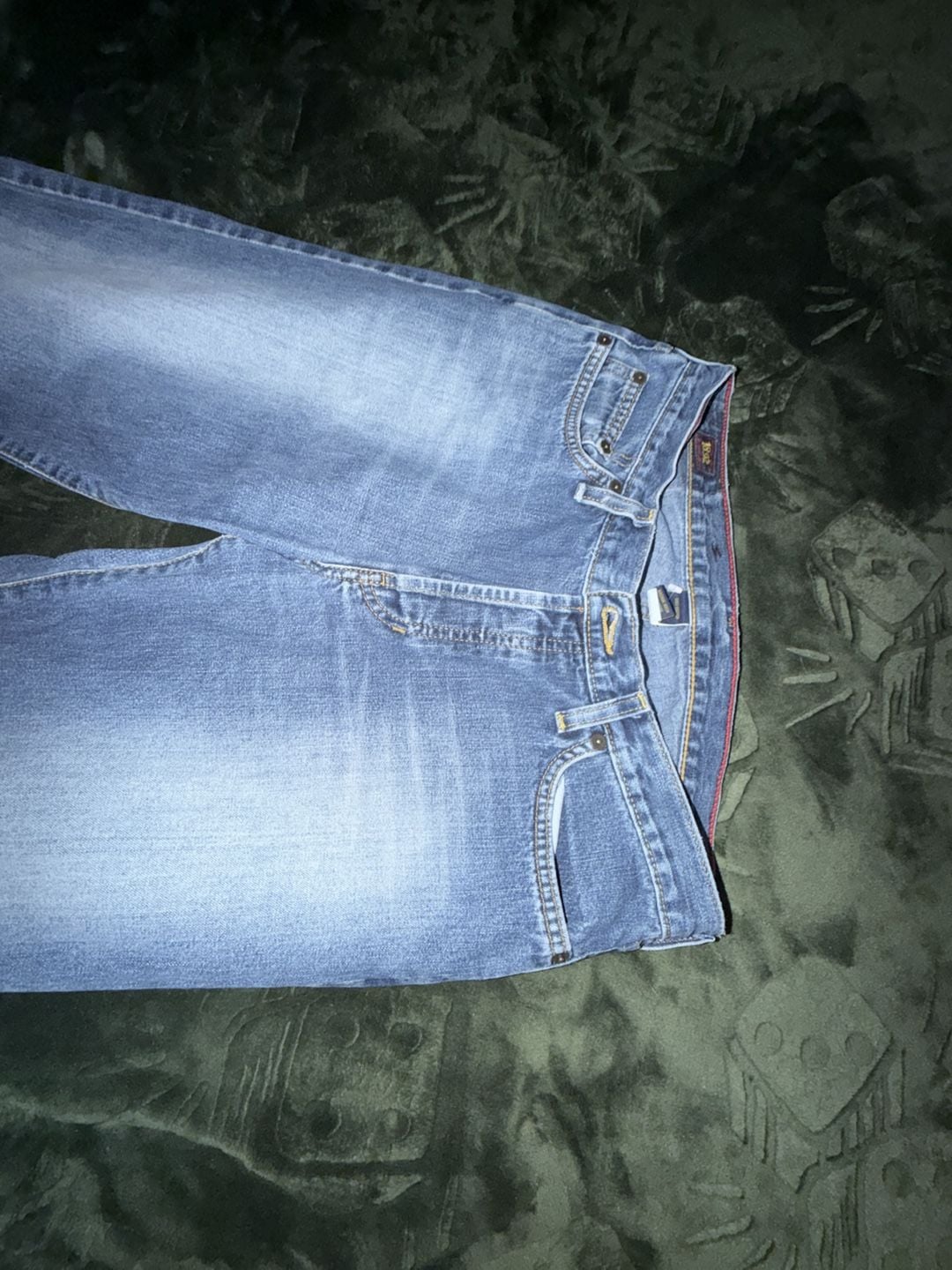 Abercrombie & Fitch 1892 Vintage Medium Wash Button Fly Flare Jeans 2