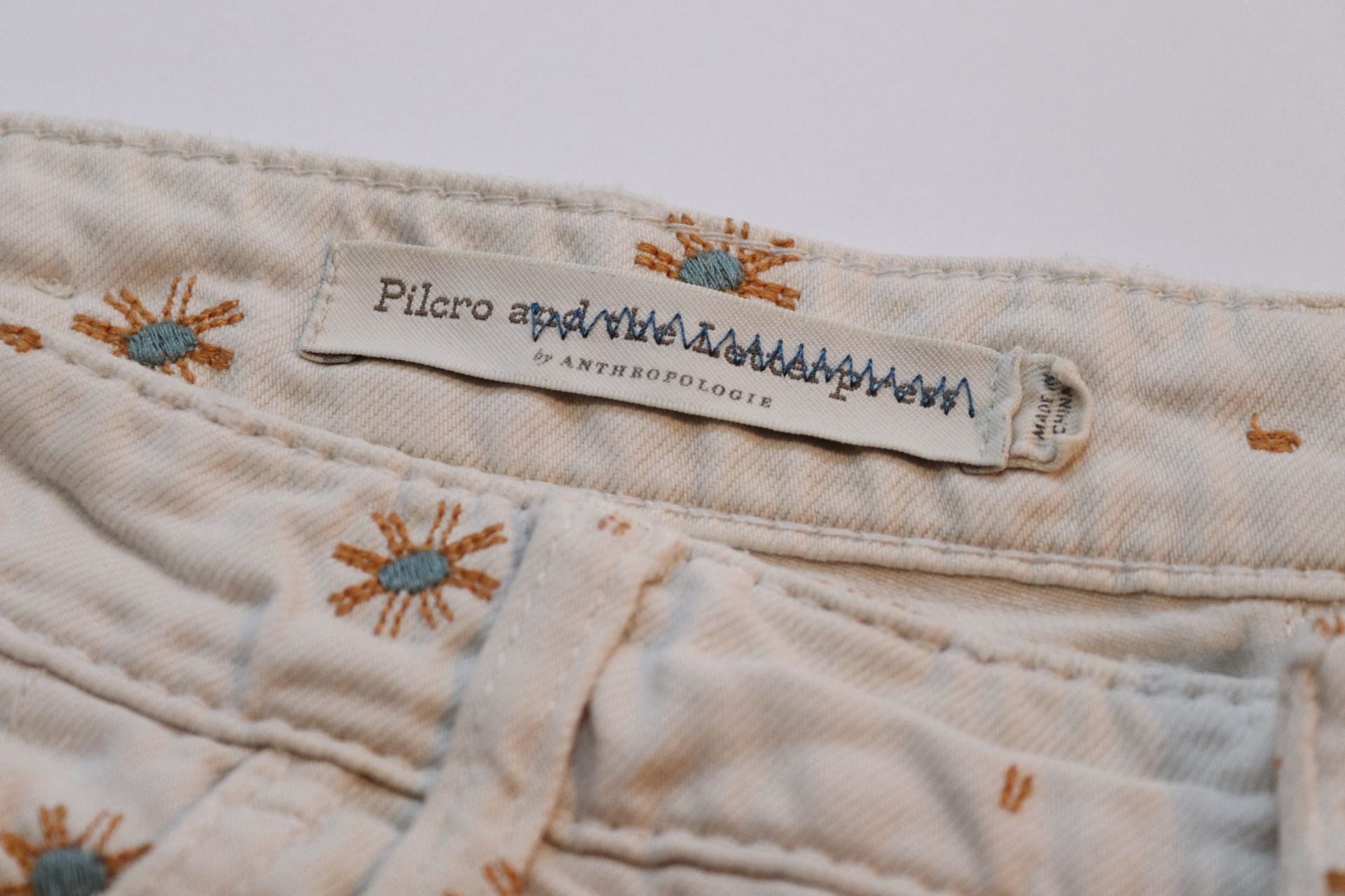 Pilcro Embroidered Sun Shorts 9