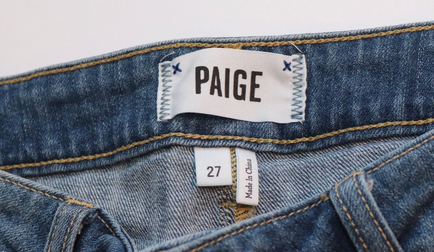 PAIGE Raw Cuff Distressed Denim shorts 4
