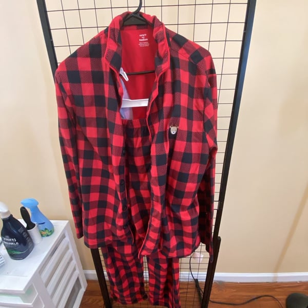 Carter's Buffalo Plaid Button-Down Pajama Set