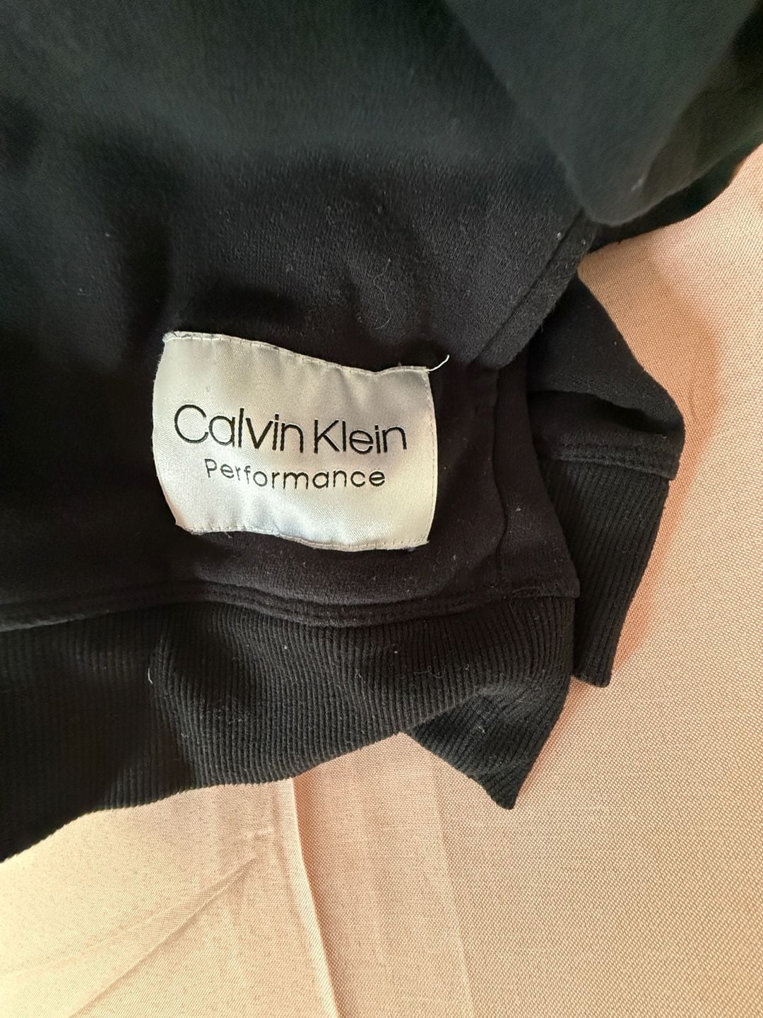 Calvin Klein Performance Black Stacked Logo Pullover Hoodie 5