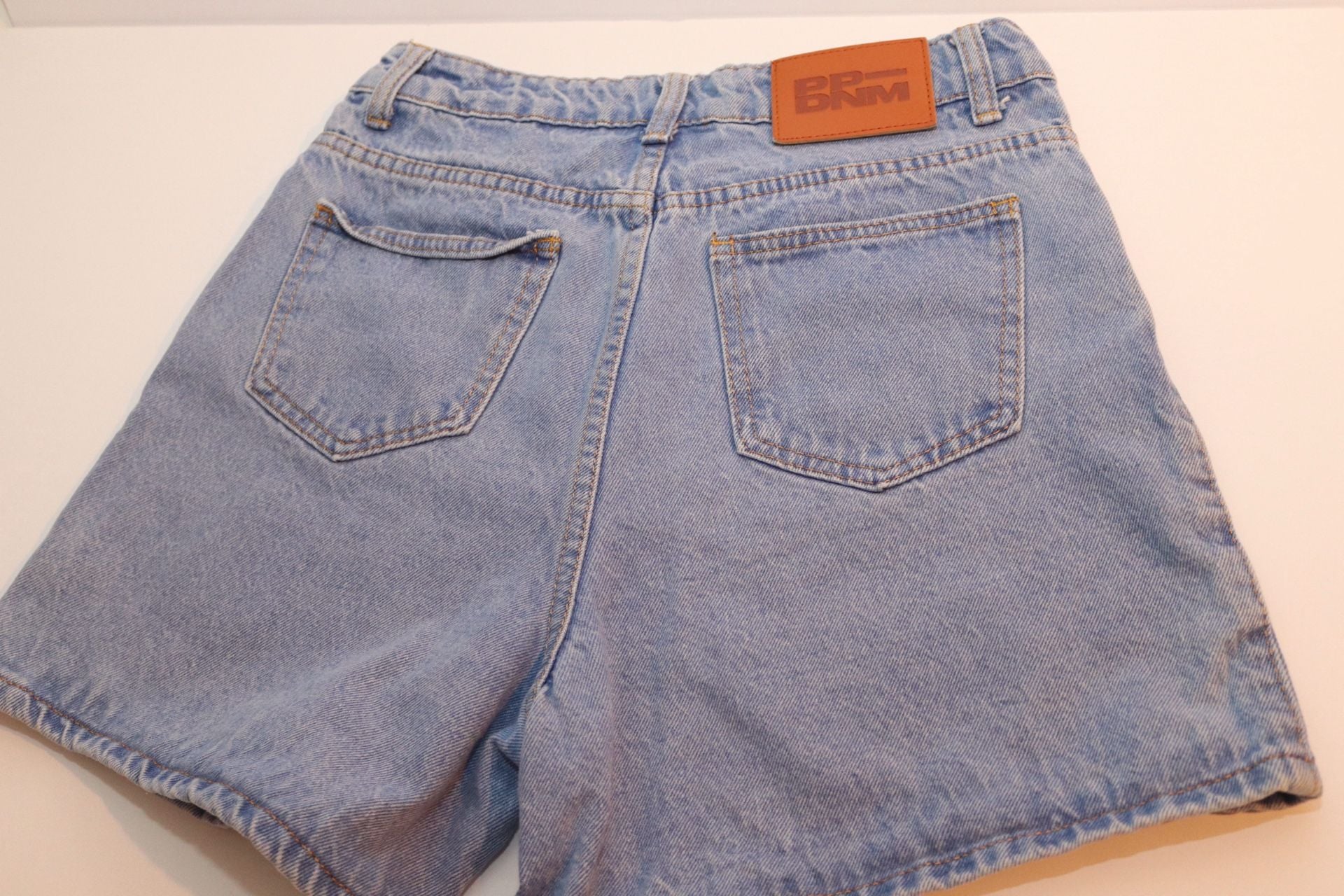 Princess Polly Laurena High-Waisted Denim Shorts 8