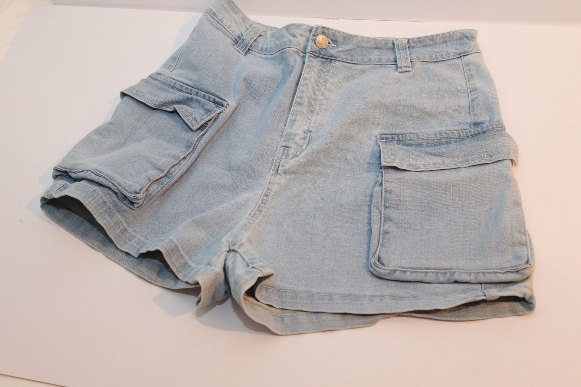 Love Tree Womens Cargo Jean Shorts 3
