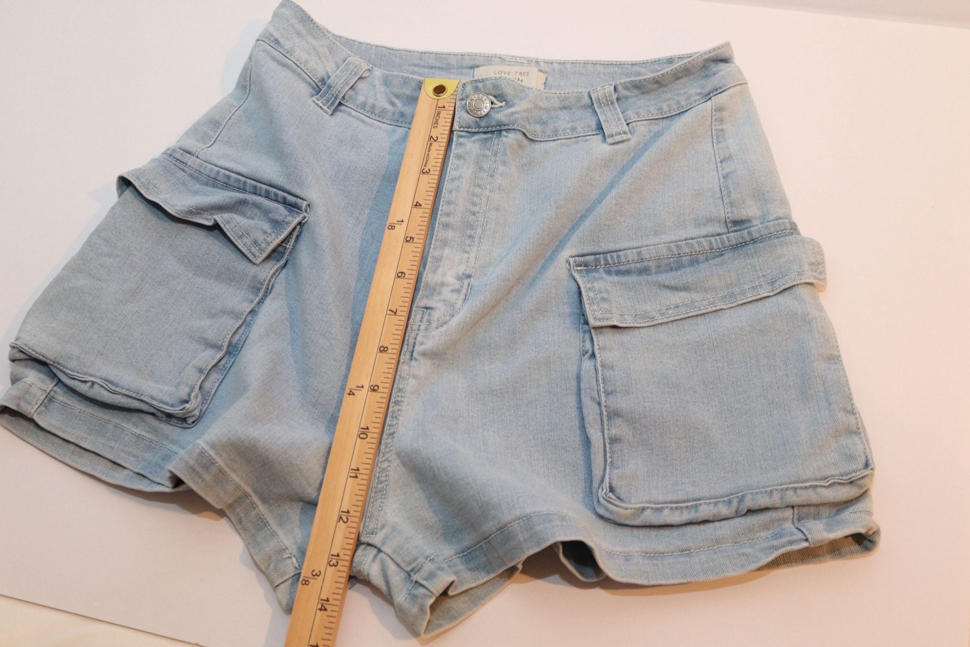 Love Tree Womens Cargo Jean Shorts 4