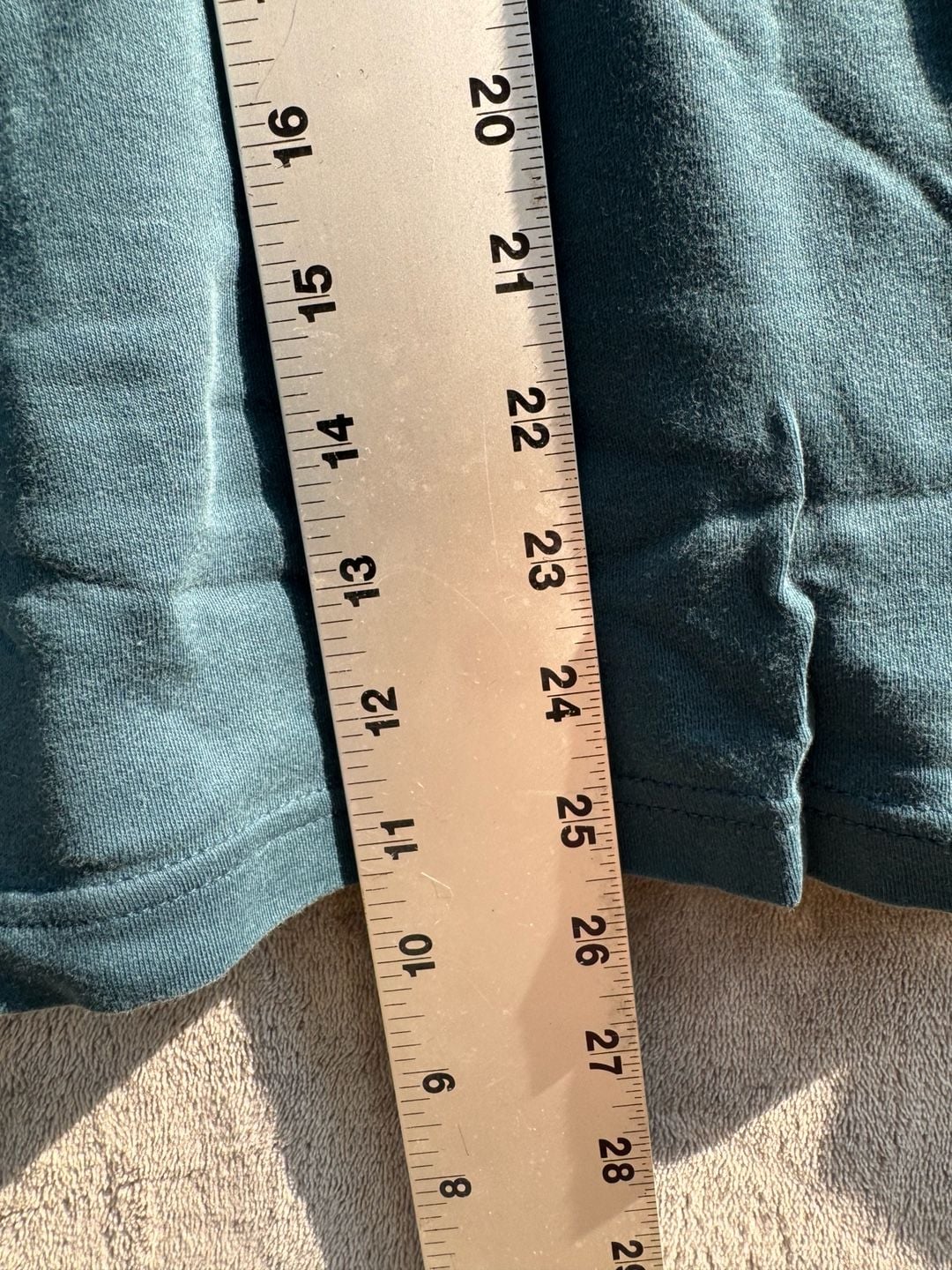 L.L.Bean Men's Mock Neck Long Sleeve T-Shirt Dark Green Cotton 6
